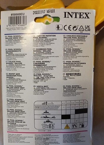 Intex Şişme Çocuk Yeleği 3-6 yaş - Görsel 4