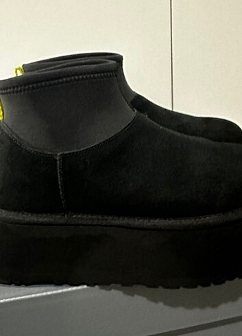 37 Beden siyah Renk Orjinal Ugg Classic Mini Dipper Bot