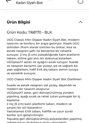 Orjinal Ugg Classic Mini Dipper Bot - Görsel 10