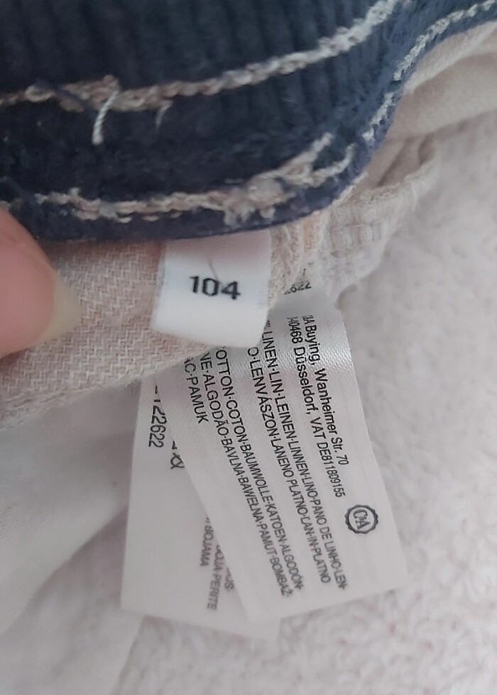 C&A Keten 3 Yaş Bej Şort - Görsel 2