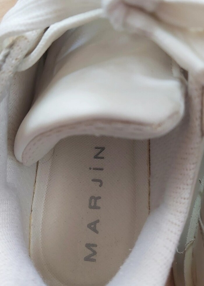 MARJİN 36 NO YÜKSEK TABAN BEYAZ SPOR - Görsel 5