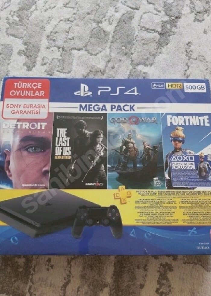 PlayStation 4 - 500 Gb 2 Dual Kol ve 3 orjinal oyun ve yüklü 92  - Görsel 2