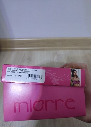 Miorre Push up Strapless sütyen