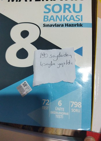 8. Sınıf Matematik Soru Bankası Seti - Görsel 8