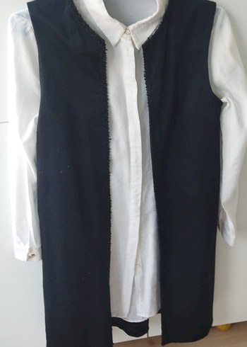 Gri Kadın Kumaş Pantolon Normal Boy - Görsel 2