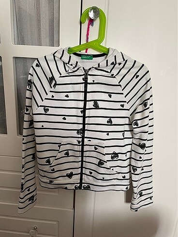 Benetton Fermuarlı Sweatshirt