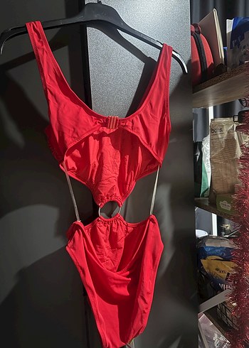 Penti kırmızı mayokini hiç kullanılmamış - Görsel 9