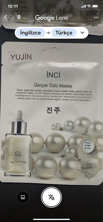 Diğer Kore?den Orjinal yüz maskeleri