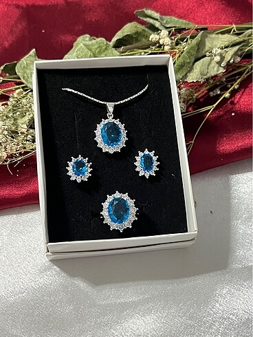 Beden 925 ayar gümüş set