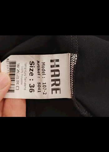 36 Beden Uzun Siyah Fırfırlı Kadın Ceket