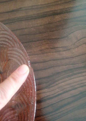 Bej Parlak Bohem Tarzı Tabak Seti - Görsel 3