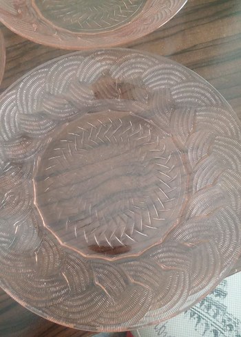 Bej Parlak Bohem Tarzı Tabak Seti - Görsel 2