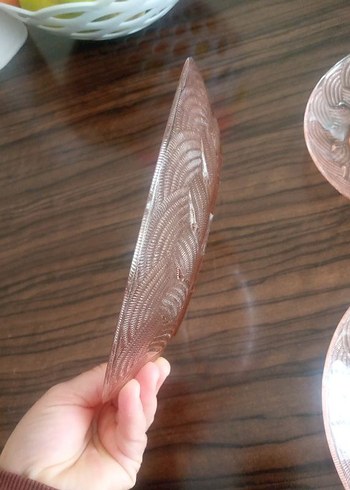 Bej Parlak Bohem Tarzı Tabak Seti - Görsel 6