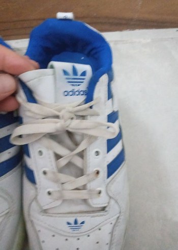 39 Beden beyaz Renk Erkek Beyaz Mavi Adidas Spor Ayakkabı