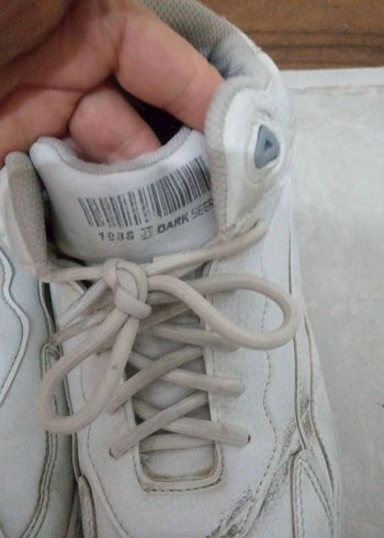 39 Beden beyaz Renk Gri Topuklu Beyaz Kadın Spor Ayakkabı