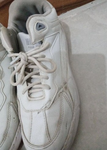 Diğer Gri Topuklu Beyaz Kadın Spor Ayakkabı