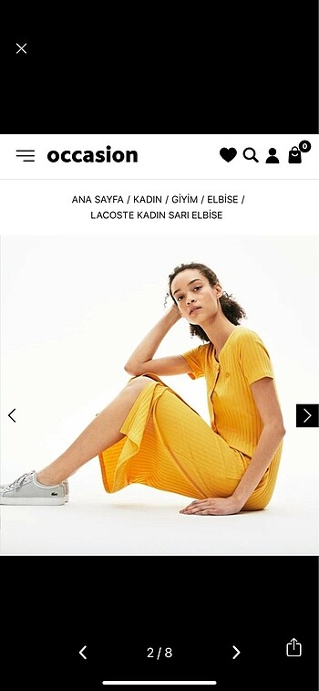 Lacoste elbise