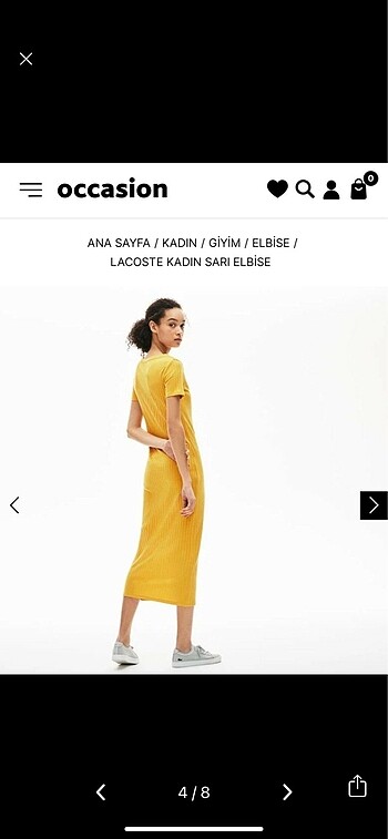 l Beden Lacoste elbise