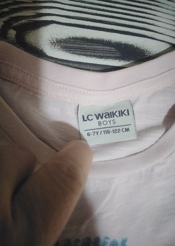 7 Yaş Beden @lcw 6 7 yaş Pamuklu Pembe Erkek Çocuk Baskılı Tişört