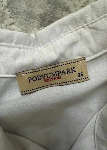 Bohem Beyaz Keten Gömlek, Uzun Kollu, Nakışlı - Görsel 3