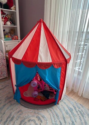 Çocuklar için Kırmızı Oyun Çadırı - Görsel 5