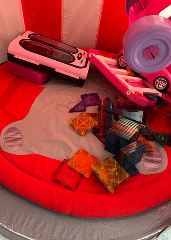 Çocuklar için Kırmızı Oyun Çadırı - Görsel 3