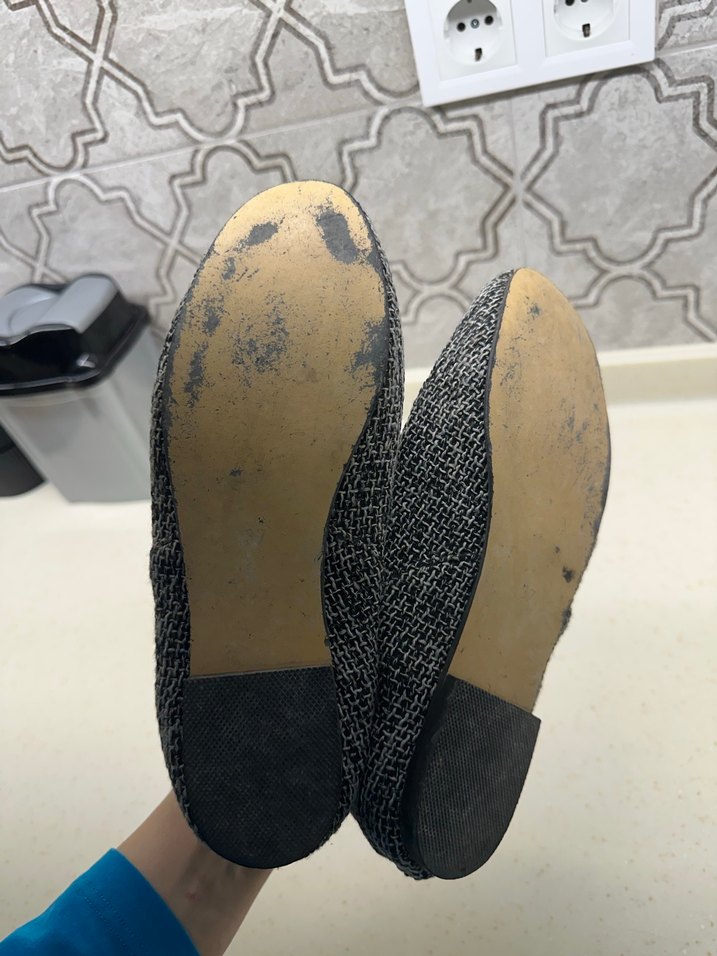 Gri Blok Topuklu Kadın Babet - Görsel 3