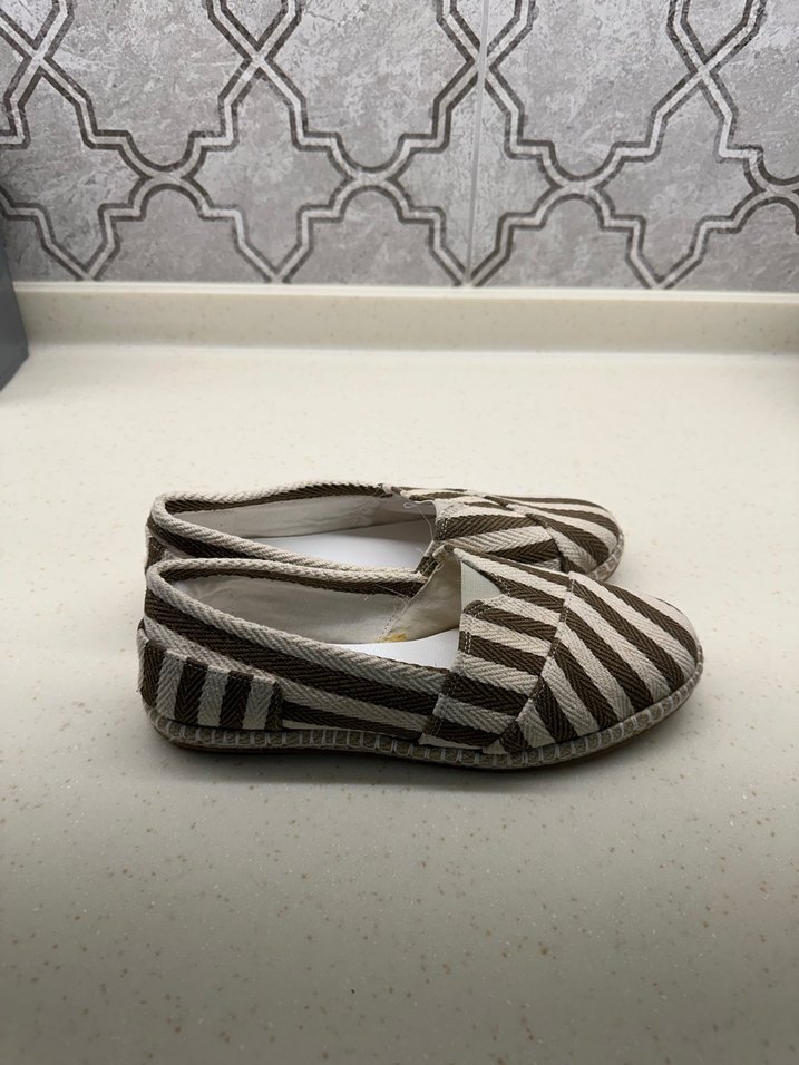 Kadın Kahverengi Zebra Desenli Dolgu Topuk Espadril - Görsel 3