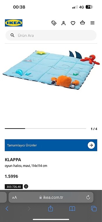 Beden İkea oyun halısı
