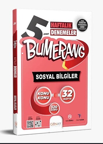 Sosyal kitabi bumerang gunay yayinlari 