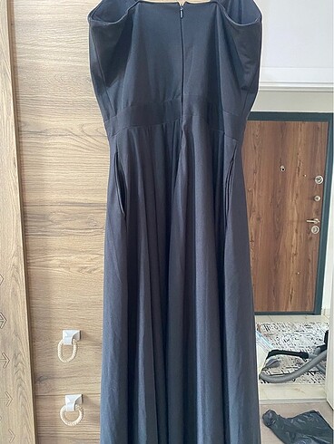 xl Beden siyah Renk Uzun Elbise
