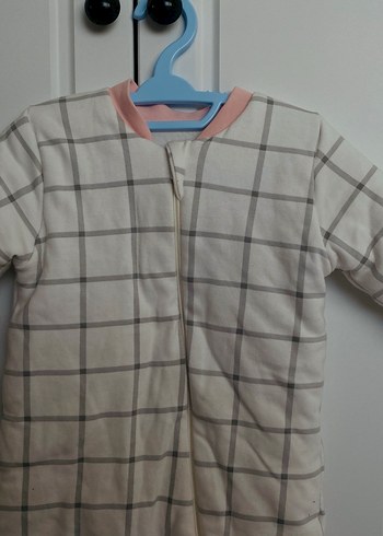 Kız Bebek Gri Fermuarlı Uyku Tulumu - Görsel 2