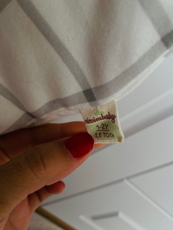 Kız Bebek Gri Fermuarlı Uyku Tulumu - Görsel 5