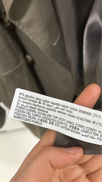 m Beden kahverengi Renk Massimo dutti trençkot
