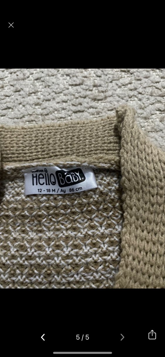 Bebek hırka - Görsel 2