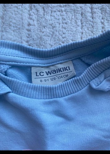 Mavi Uzun Kollu Kız Çocuk Elbise - Görsel 2