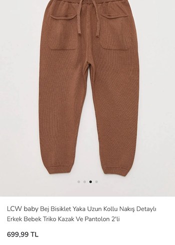 Kız çocuk Kahverengi Rahat Sweatpant - Görsel 4