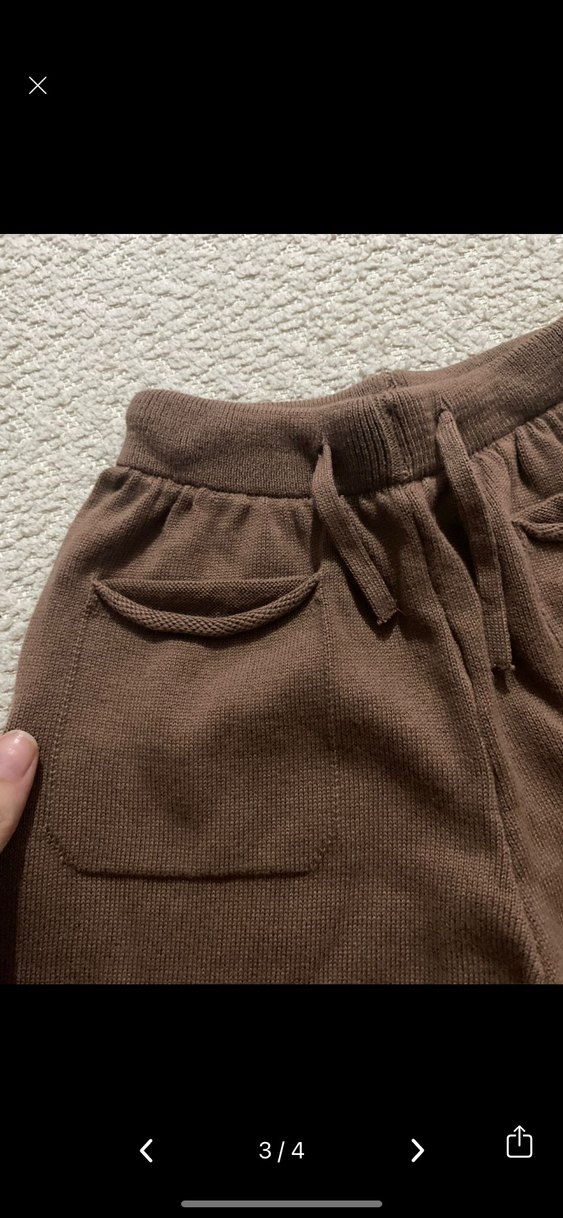 Kız çocuk Kahverengi Rahat Sweatpant - Görsel 2