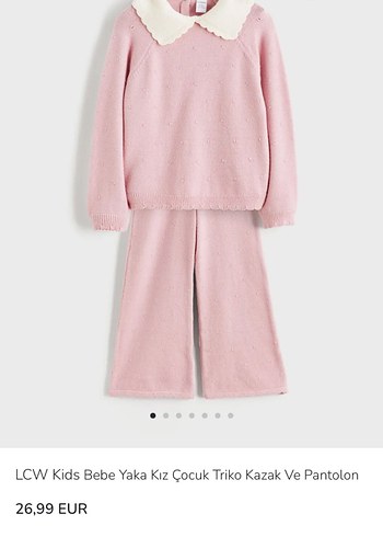 Kız çocuk triko takım - Görsel 4
