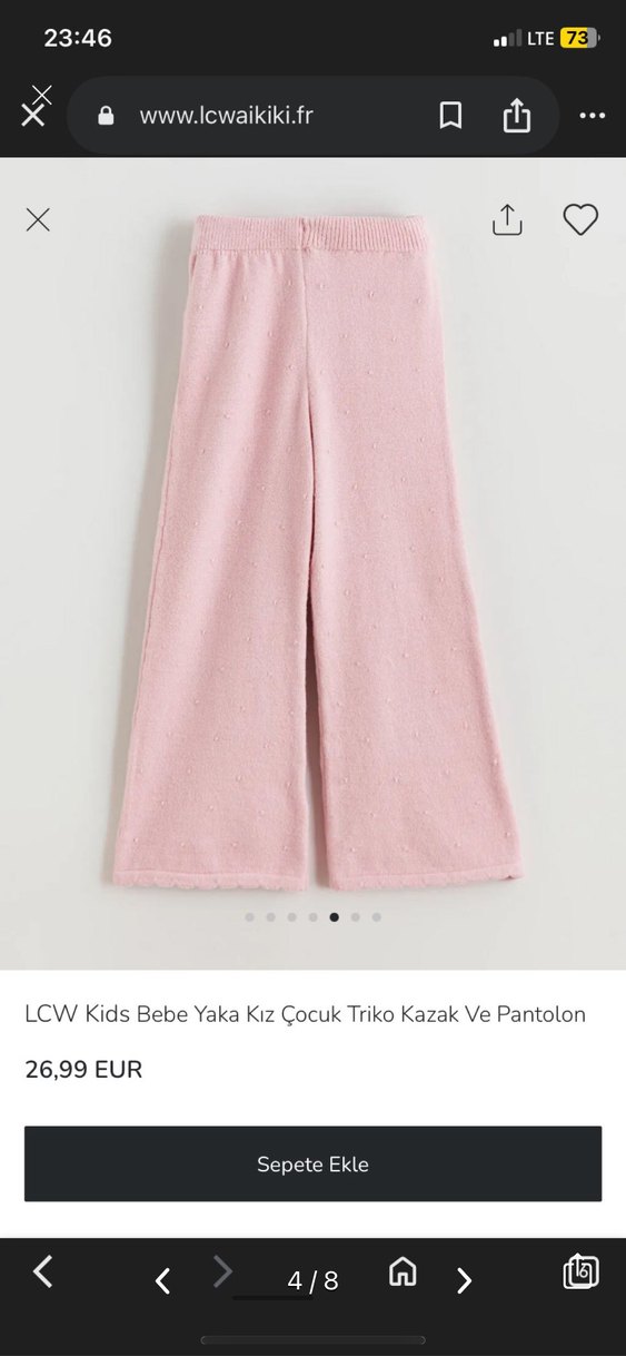 Kız çocuk triko takım - Görsel 3