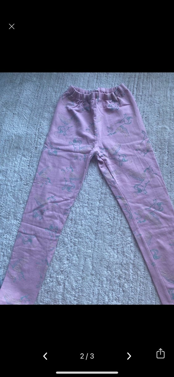 Mor Rahat Kesim Kız Tayt - Görsel 2