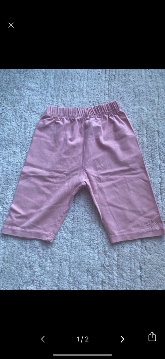 Kız Çocuk Pembe Pamuk tayt - Görsel 2