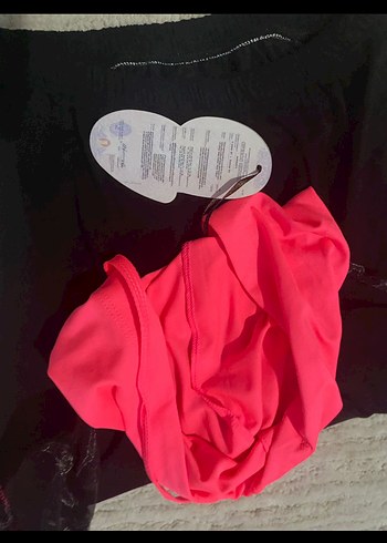 Kız cocuk için pembe siyah rahat kesim baskılı takım - Görsel 4