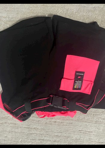 Kız cocuk için pembe siyah rahat kesim baskılı takım - Görsel 2