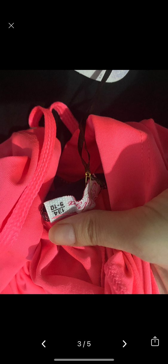 Kız cocuk için pembe siyah rahat kesim baskılı takım - Görsel 3