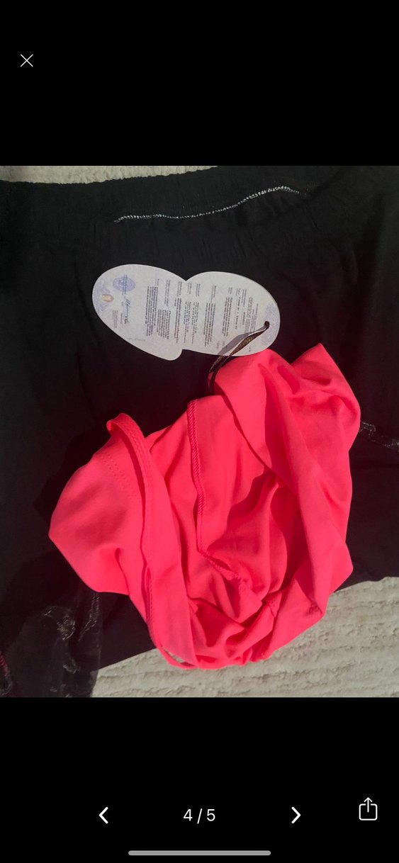 Kız cocuk için pembe siyah rahat kesim baskılı takım - Görsel 4