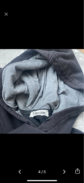 Pull and Bear siyah sweatshirt