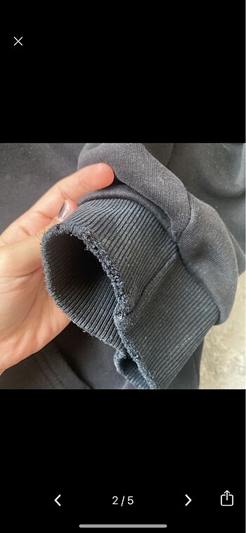 xl Beden siyah sweatshirt