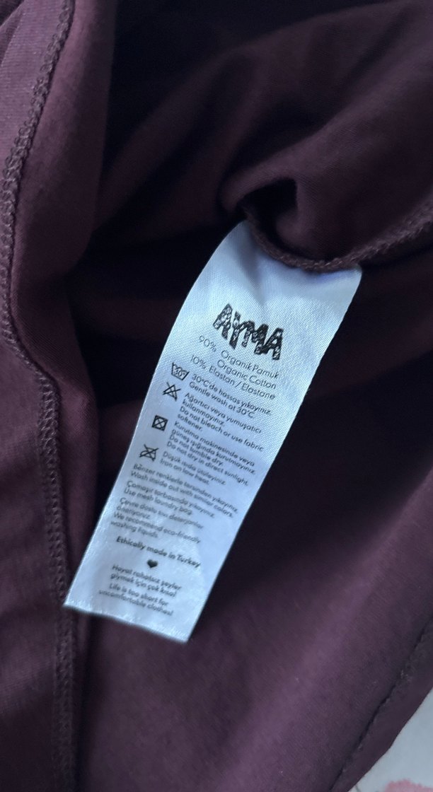 Bordo Kadın Pamuklu Askısız Atlet Ayma Active Low Back atlet - Görsel 4