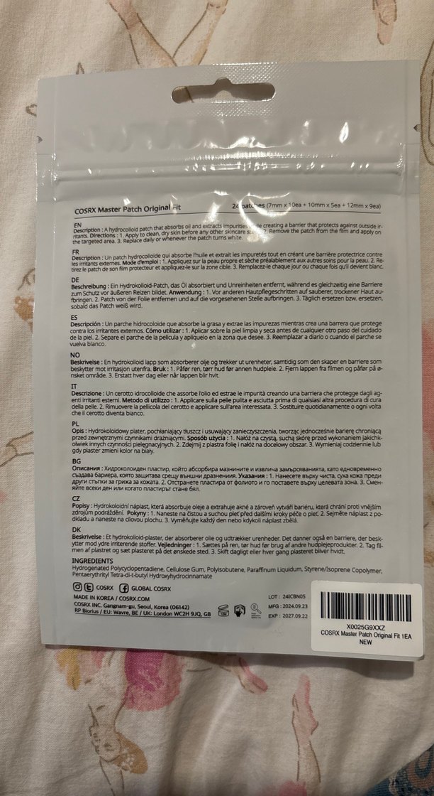 COSRX Master Patch Orijinal Sivilce Kapakları - Görsel 2